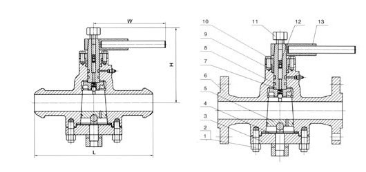 美标壓力(lì)平衡式倒(dao)裝油密封(feng)旋塞閥