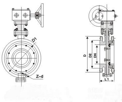 D343W不鏽鋼(gāng)硬密封(fēng)蝶閥